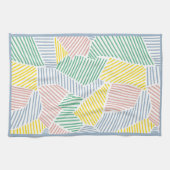 Blockieren des Formmusters mit dynamischen Farbstr Geschirrtuch (Horizontal)