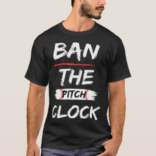 Blockieren Sie die Pitch-Uhr im Baseball, um Ihre  T-Shirt