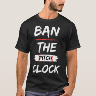 Blockieren Sie die Pitch-Uhr im Baseball, um Ihre T-Shirt