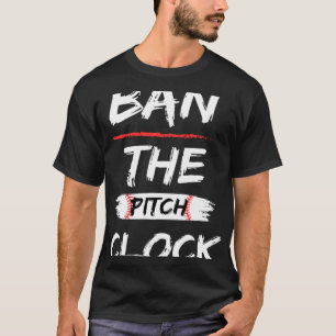 Blockieren Sie die Pitch-Uhr im Baseball, um Ihre  T-Shirt