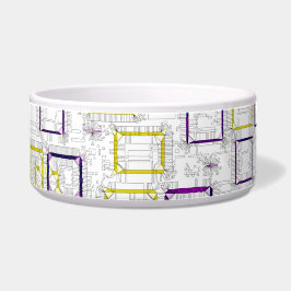 Blockierende Abmessungen Napf