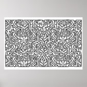 Blockierlabyrinth Poster (Vorne)