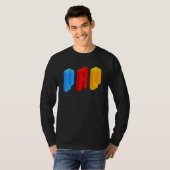 Blockiert den Master Vater Brick Builder Cool Buil T-Shirt (Vorne ganz)