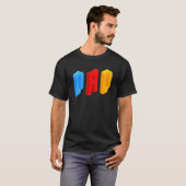 Blockiert den Master Vater Brick Builder Cool Buil T-Shirt (Vorne ganz)