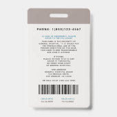 Blockiert die ärztliche Personalausweisnummer + St Ausweis (Back)