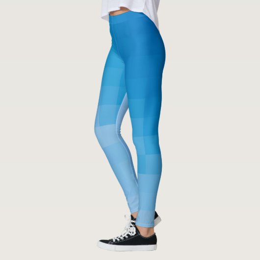 Blockierte Blues-Multiprint-Leggings Leggings (Links)