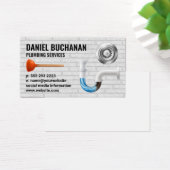 Blockierte Rohre | Maler Ziegelmauer | Entwässerun (Schreibtisch)