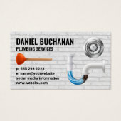 Blockierte Rohre | Maler Ziegelmauer | Entwässerun (Vorderseite)