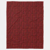 Blockierte Ruby Fleece Blanket (Vorderseite)