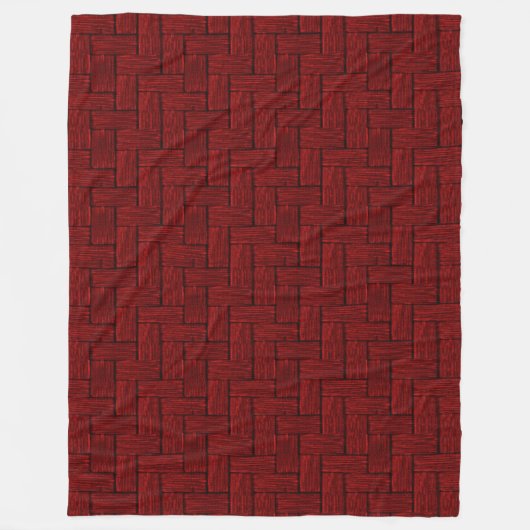 Blockierte Ruby Fleece Blanket (Vorderseite)