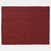 Blockierte Ruby Fleece Blanket (Vorderseite (Horizontal))