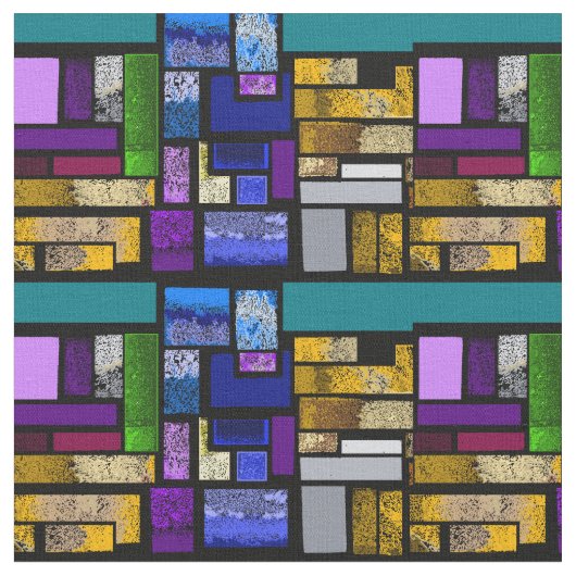 Blockierung abstrakt über schwarz stoff (Nahaufnahme)