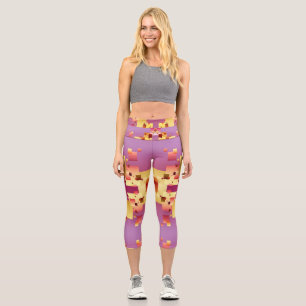 Blockierung Capri Leggings