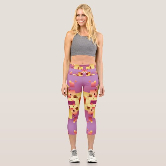 Blockierung Capri Leggings (Vorderseite)