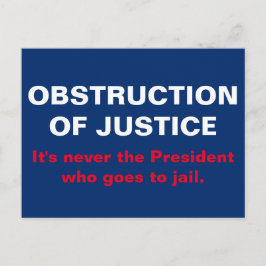 Blockierung der Gefängniszeit Postkarte