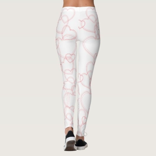 Blockierungsherzen Leggings (Rückseite)