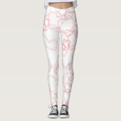 Blockierungsherzen Leggings (Vorderseite)