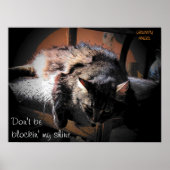 Blockin' mein Glanz - Grumpy Angel Poster (Vorne)