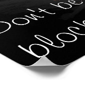 Blockin' mein Glanz - Grumpy Angel Poster (Ecke)