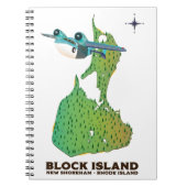 Blockinsel New Shoreha, Insel Rhode Notizblock (Vorderseite)