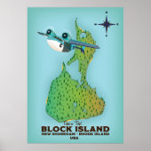 Blockinsel New Shoreha, Insel Rhode Poster (Vorne)