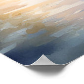 Blockkabine auf Fluss 2 Poster (Ecke)