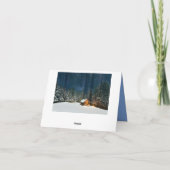 Blockkabine Dankeskarte (Rückseite)