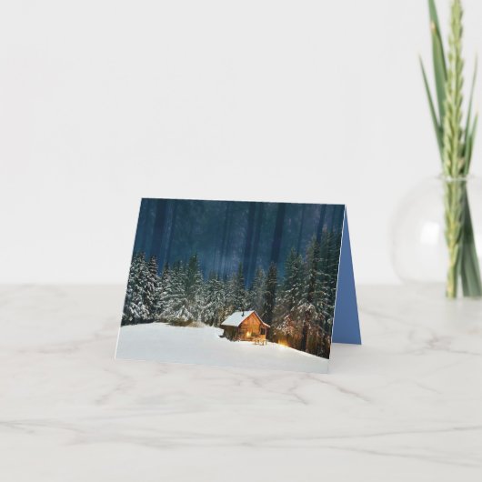 Blockkabine Dankeskarte (Vorderseite)