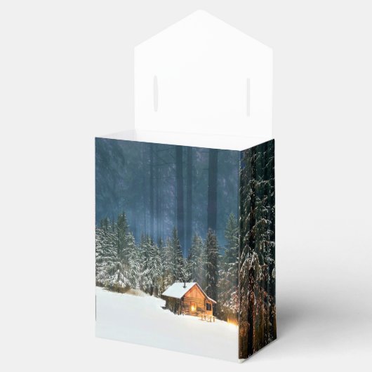 Blockkabine Geschenkschachtel (Geöffnet)