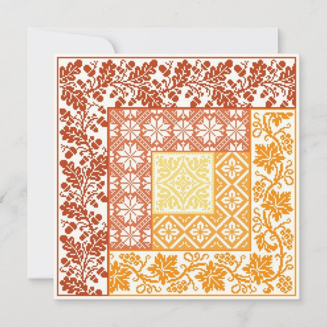 Blockkabine Herbst (Vorderseite)