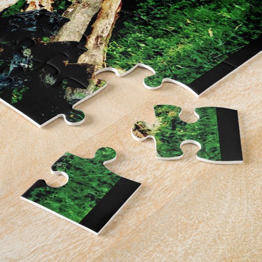 Blockkabine in Höhlenbucht Puzzle (Seite)