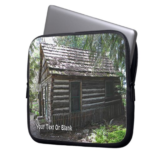 Blockkabine Laptopschutzhülle (Vorderseite Links)