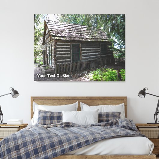 Blockkabine Leinwanddruck (Insitu (Schlafzimmer))