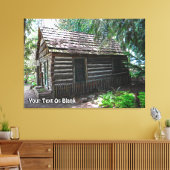 Blockkabine Leinwanddruck (Insitu (Wohnzimmer))