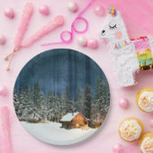 Blockkabine Pappteller (Party)