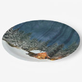 Blockkabine Pappteller (Schrägansicht)