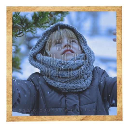 Blockkabine Personalisierte Imitate Holz Vintag Würfel (Rechts)