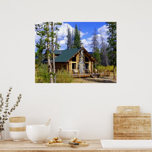 Blockkabine Poster (Küche)