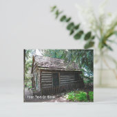 Blockkabine Postkarte (Stehend Vorderseite)