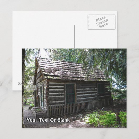 Blockkabine Postkarte (Vorne/Hinten)
