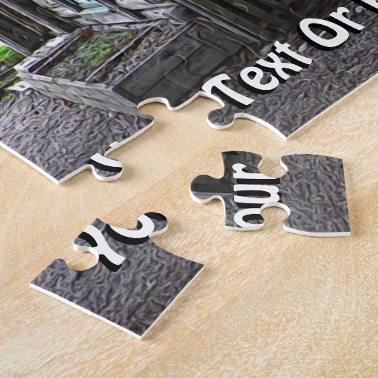 Blockkabine Puzzle (Seite)