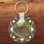 Blockkabine Schlüsselanhänger (Rückseite)