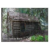 Blockkabine Schneidebrett (Vorderseite)