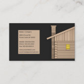 Blockkabine Visitenkarte (Rückseite)