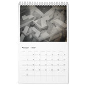 Blockkalender 2025 kalender (Feb 2027)