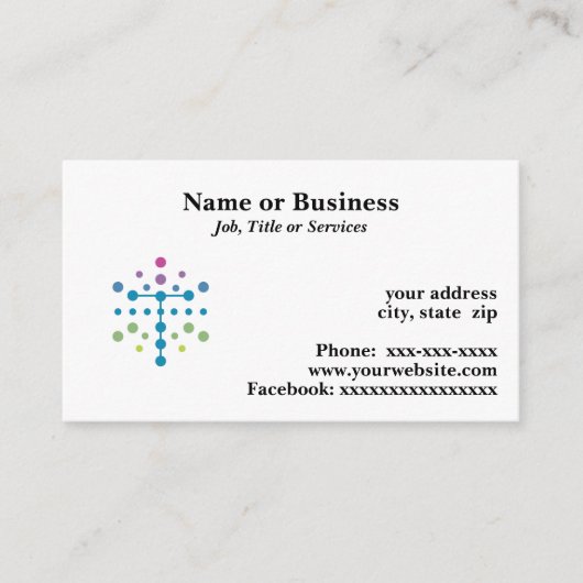 Blockkette Visitenkarte (Vorderseite)