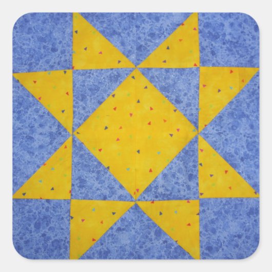 Blockkleber Quadratischer Aufkleber (Vorderseite)