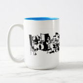 Blockkonzert Party Zweifarbige Tasse (Links)