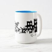 Blockkonzert Party Zweifarbige Tasse (VorderseiteRechts)