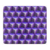 Blockmuster Abstrakt Schneidebrett (Vorderseite)